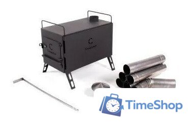 Свободностоящая печь-камин Следопыт Heavy большая (с экранами, угловыми трубами и грибком) PF-SW-09 - Изображение №5 — Интернет-магазин Time-Shop