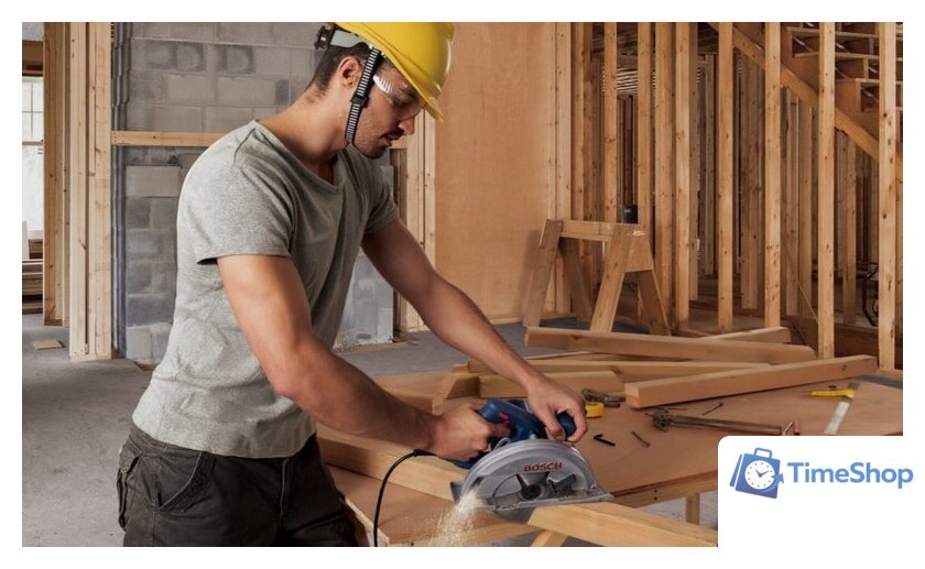 Дисковая (циркулярная) пила Bosch GKS 140 Professional 06016B3020 - Изображение №3 — Интернет-магазин Time-Shop