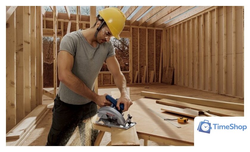 Дисковая (циркулярная) пила Bosch GKS 140 Professional 06016B3020 - Изображение №4 — Интернет-магазин Time-Shop