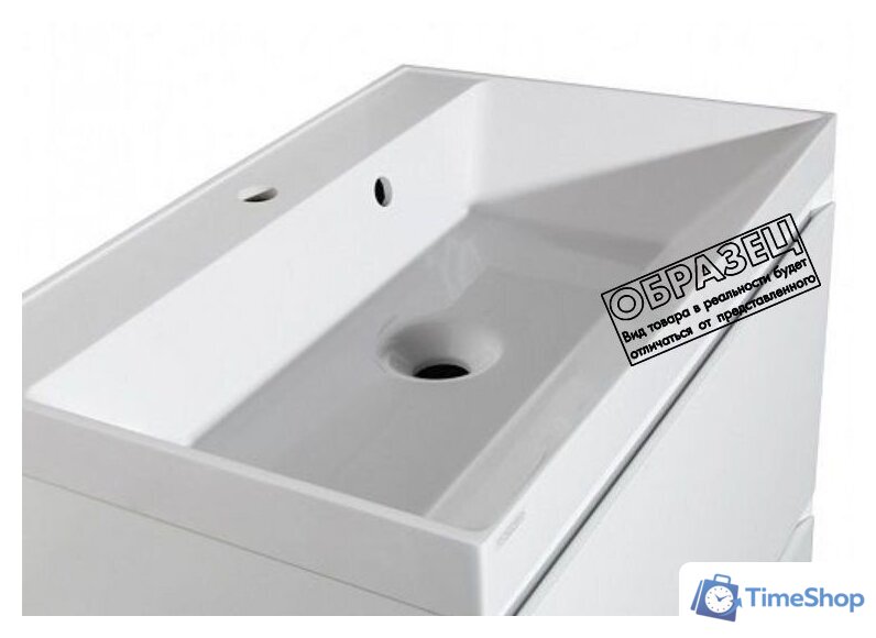  Style Line Тумба под умывальник Манхэттен 70 2 ящика (напольная, белый) - Изображение №2 — Интернет-магазин Time-Shop