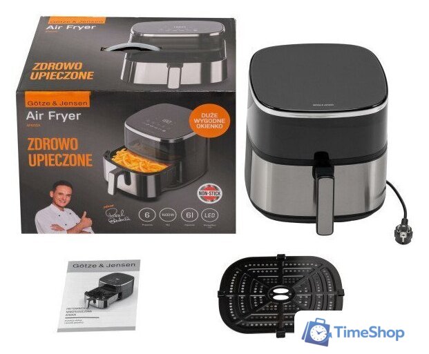 Аэрогриль (аэрофритюрница) Goetze & Jensen AF600X - Изображение №6 — Интернет-магазин Time-Shop