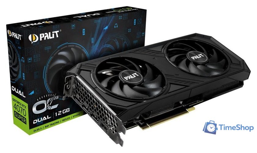 Видеокарта Palit GeForce RTX 4070 Super Dual OC 12GB NED407SS19K9-1043D - Изображение №8 — Интернет-магазин Time-Shop