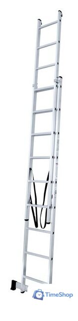 Лестница-стремянка Новая высота NV 122 алюминиевая двухсекционная 2x9 ступеней - Изображение №3 — Интернет-магазин Time-Shop