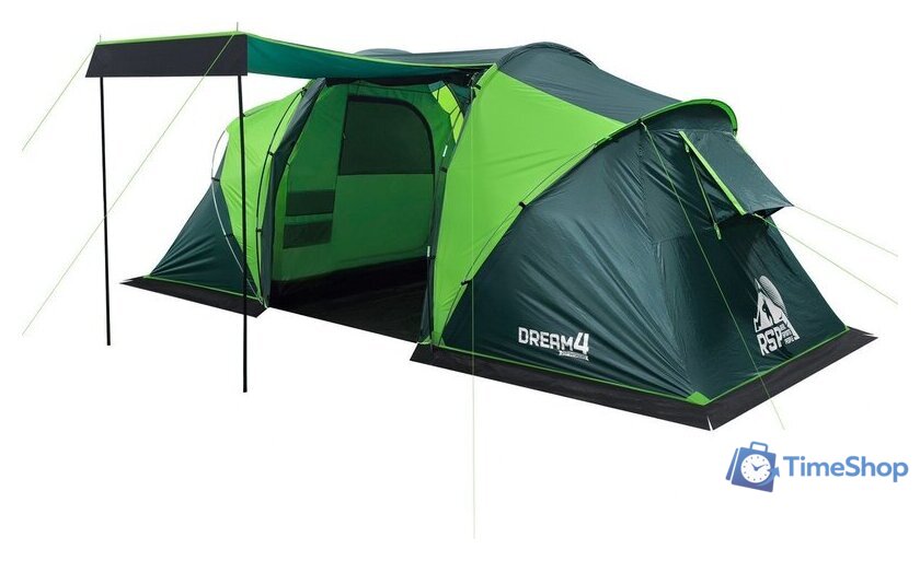 Кемпинговая палатка RSP Outdoors Dream 4 (зеленый) - Изображение №5 — Интернет-магазин Time-Shop