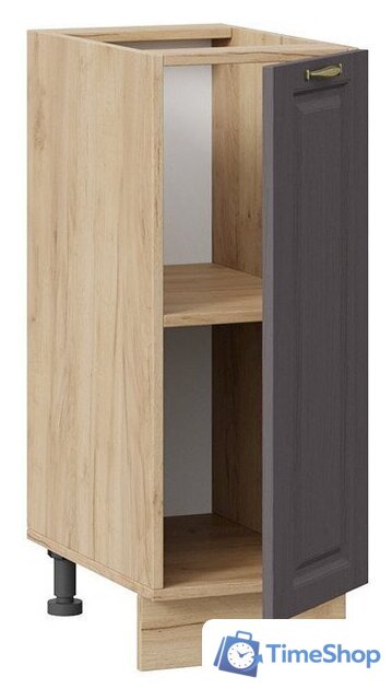 Шкаф напольный Трия Лина 1Н3 (дуб крафт золотой/графит) - Изображение №2 — Интернет-магазин Time-Shop