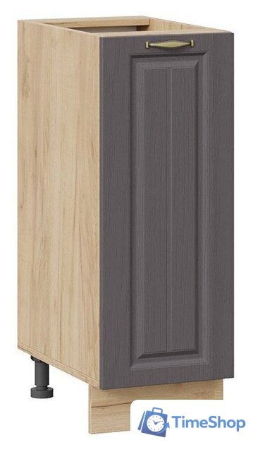 Шкаф напольный Трия Лина 1Н3 (дуб крафт золотой/графит) - Изображение №1 — Интернет-магазин Time-Shop