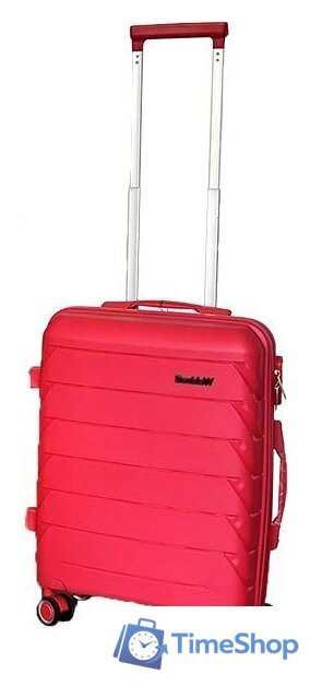 Чемодан-спиннер DoubleW YF-PP02 (S, красный) - Изображение №1 — Интернет-магазин Time-Shop