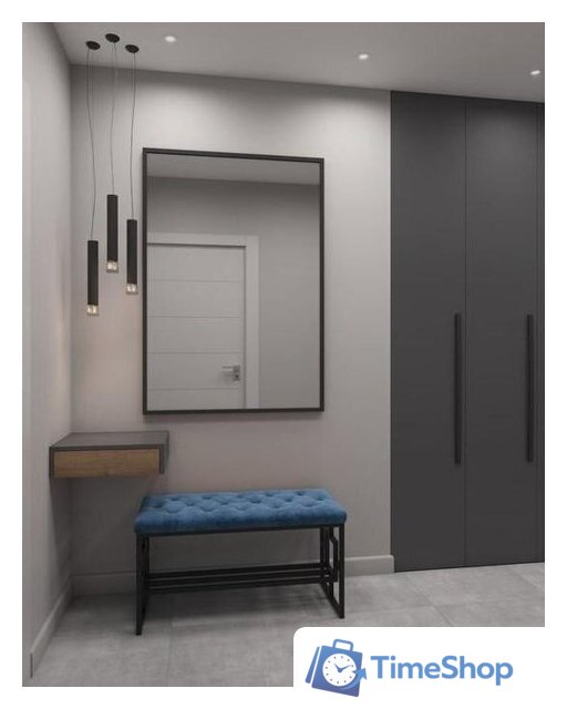 Банкетка Hype Mebel Квадро Люкс (черный/черный) - Изображение №2 — Интернет-магазин Time-Shop