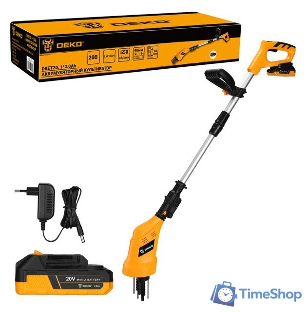 Мотокультиватор аккумуляторный Deko DKET20 065-1215 (с 1-им АКБ) - Изображение №1 — Интернет-магазин Time-Shop
