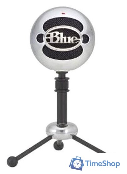 Проводной микрофон Blue Snowball (серебристый) - Изображение №2 — Интернет-магазин Time-Shop