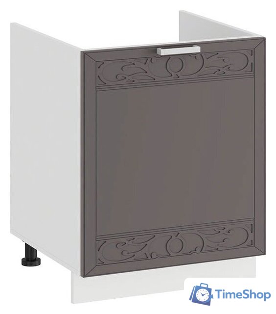 Шкаф напольный Трия Долорес 1Н5М (белый/муссон) - Изображение №1 — Интернет-магазин Time-Shop