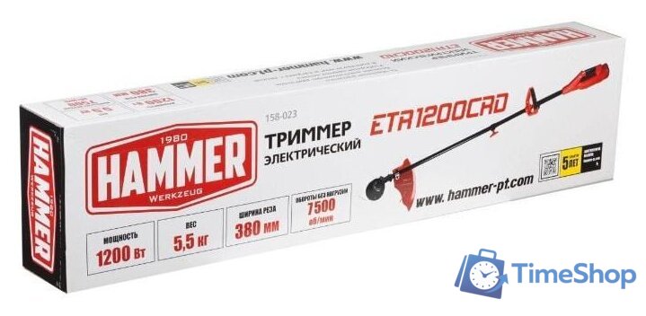 Триммер Hammer ETR1200CRD 647931 - Изображение №10 — Интернет-магазин Time-Shop