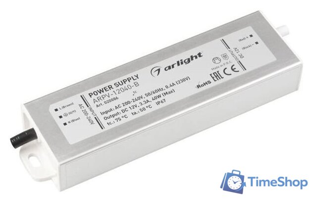 Блок питания Arlight ARPV-12040-B 020086 - Изображение №1 — Интернет-магазин Time-Shop