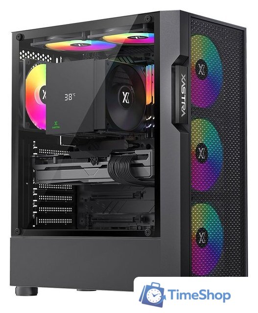 Корпус XASTRA A302 4FRGB (черный) - Изображение №1 — Интернет-магазин Time-Shop