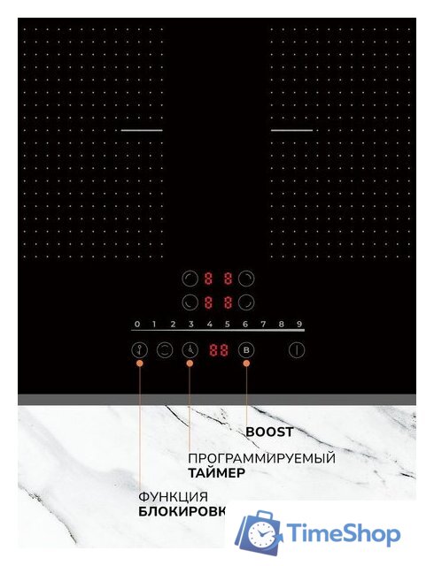 Варочная панель Millen MIH 602 BL - Изображение №4 — Интернет-магазин Time-Shop