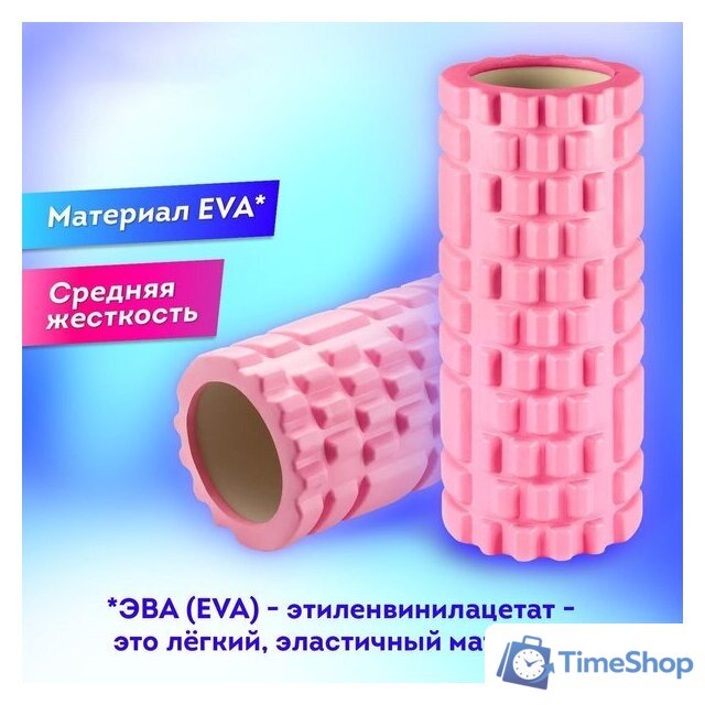 Массажный ролик-валик Daswerk 680022 (розовый) - Изображение №4 — Интернет-магазин Time-Shop