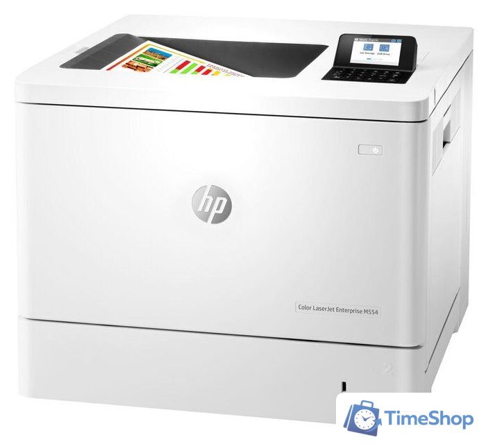 Принтер HP Color LaserJet Enterprise M554dn - Изображение №2 — Интернет-магазин Time-Shop