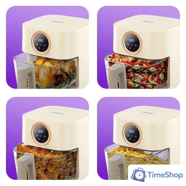 Аэрогриль (аэрофритюрница) Kitfort KT-2258 - Изображение №2 — Интернет-магазин Time-Shop