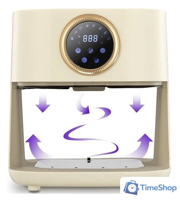 Аэрогриль (аэрофритюрница) Kitfort KT-2258 - Изображение №3 — Интернет-магазин Time-Shop