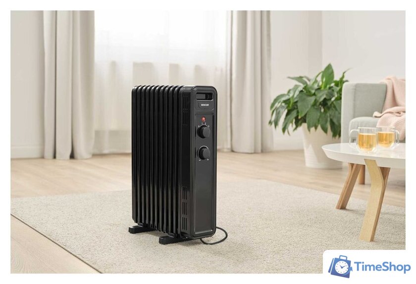 Масляный радиатор Sencor SOH 3511BK - Изображение №8 — Интернет-магазин Time-Shop