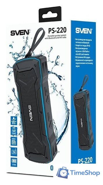 Беспроводная колонка SVEN PS-220 - Изображение №8 — Интернет-магазин Time-Shop