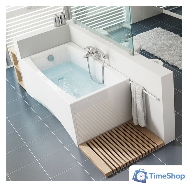 Ванна Cersanit Virgo 170x75 (с каркасом) - Изображение №2 — Интернет-магазин Time-Shop