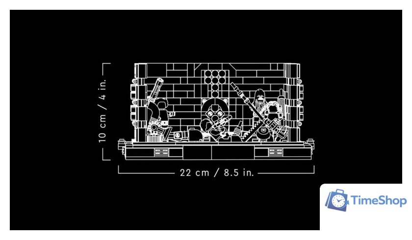 Конструктор LEGO Star Wars 75339 Уплотнитель мусора Звезды Смерти - Изображение №4 — Интернет-магазин Time-Shop