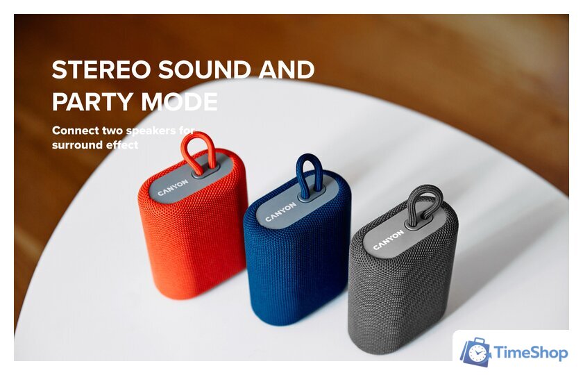 Беспроводная колонка Canyon BSP-4 (серый) - Изображение №8 — Интернет-магазин Time-Shop