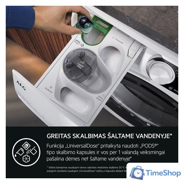 Стирально-сушильная машина AEG LWR73166OE - Изображение №8 — Интернет-магазин Time-Shop
