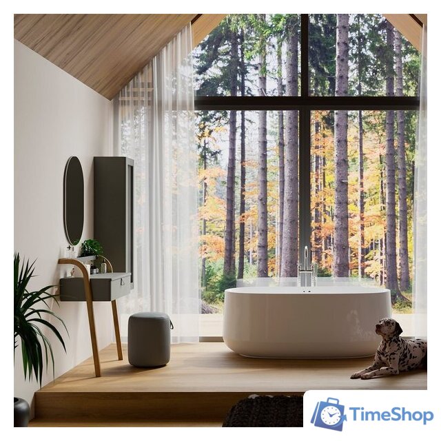  Lauter Шкаф-полупенал Estel 35 (серо-зеленый полуматовый) - Изображение №2 — Интернет-магазин Time-Shop