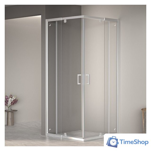 Душевой уголок RGW PA-038 350803888-11 80x80 (хром/прозрачное стекло) - Изображение №1 — Интернет-магазин Time-Shop