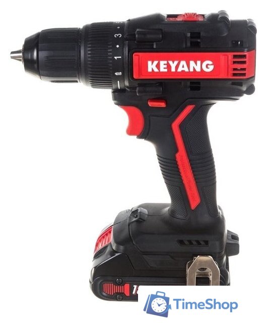Дрель-шуруповерт Keyang DD18BL-W Set (с 2-мя АКБ, кейс) - Изображение №2 — Интернет-магазин Time-Shop
