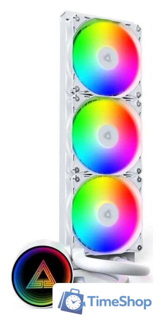 Система жидкостного охлаждения для процессора Montech LightFlow ARGB 360 (белый) - Изображение №2 — Интернет-магазин Time-Shop