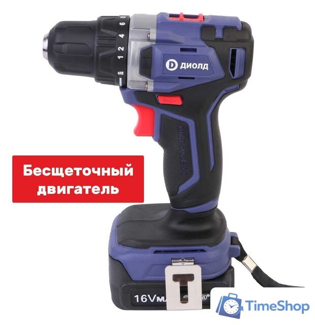 Дрель-шуруповерт ДИОЛД ДЭА-16Л-08 (с 2-мя АКБ, кейс) - Изображение №1 — Интернет-магазин Time-Shop