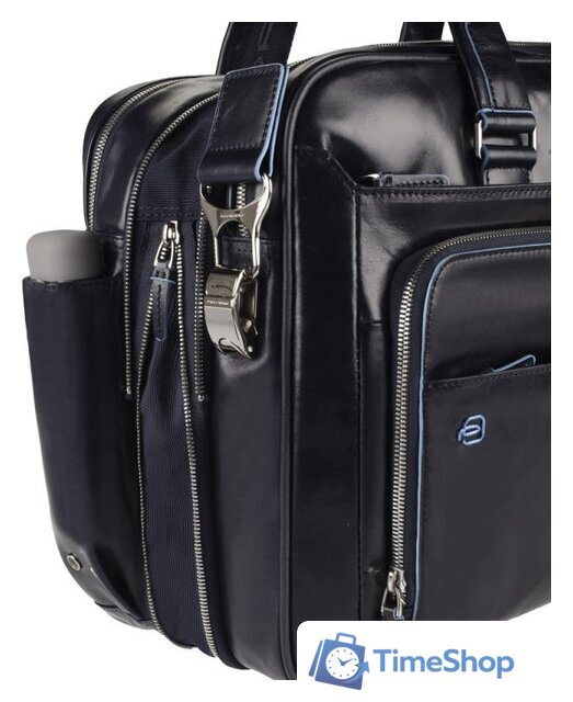 Сумка Piquadro Blue Square (CA2765B2/BLU2) - Изображение №4 — Интернет-магазин Time-Shop