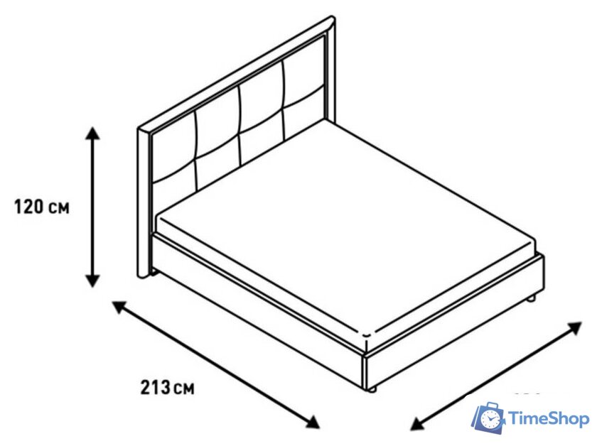 Кровать Ангстрем Дольче спальня с ПМ ДЛ-811.26 исп.30 (кашемир серый) - Изображение №22 — Интернет-магазин Time-Shop