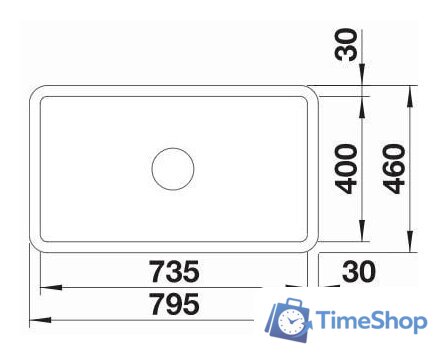Кухонная мойка Blanco Villae Farmhouse (белый) - Изображение №2 — Интернет-магазин Time-Shop