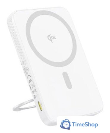 Внешний аккумулятор Baseus PicoGo Qi2 Magnetic Power Bank 5000mAh 20W (белый) - Изображение №1 — Интернет-магазин Time-Shop