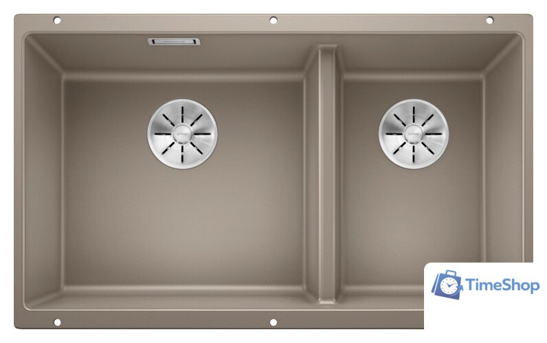 Кухонная мойка Blanco Subline 430/270-U (серый беж) 523158 - Изображение №1 — Интернет-магазин Time-Shop