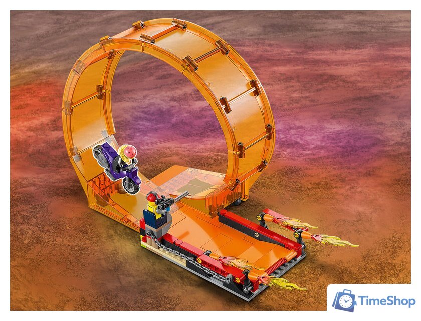 Конструктор LEGO City 60339 Трюковая арена Двойная петля - Изображение №8 — Интернет-магазин Time-Shop