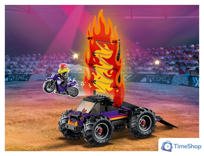 Конструктор LEGO City 60339 Трюковая арена Двойная петля - Изображение №7 — Интернет-магазин Time-Shop