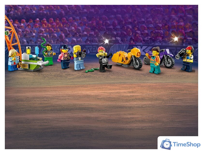 Конструктор LEGO City 60339 Трюковая арена Двойная петля - Изображение №10 — Интернет-магазин Time-Shop