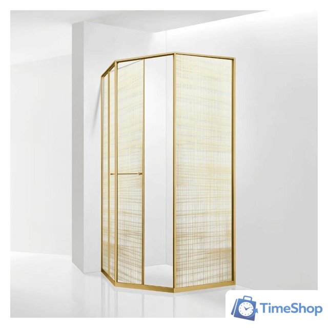 Душевой уголок RGW SV-82Gb L 33328282-266L (золото браш/золотая вуаль) - Изображение №2 — Интернет-магазин Time-Shop