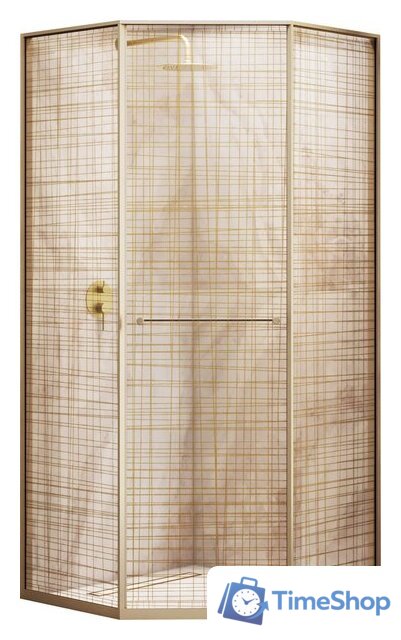 Душевой уголок RGW SV-82Gb L 33328282-266L (золото браш/золотая вуаль) - Изображение №1 — Интернет-магазин Time-Shop