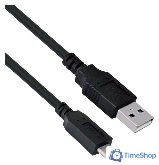 Кабель ExeGate EX-CC-USB2-AMCM-1.0 USB Type-A - USB Type-C (1 м, черный) - Изображение №1 — Интернет-магазин Time-Shop