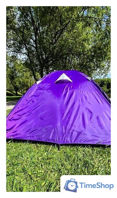 Кемпинговая палатка Calviano Acamper Acco 3 (фиолетовый) - Изображение №6 — Интернет-магазин Time-Shop