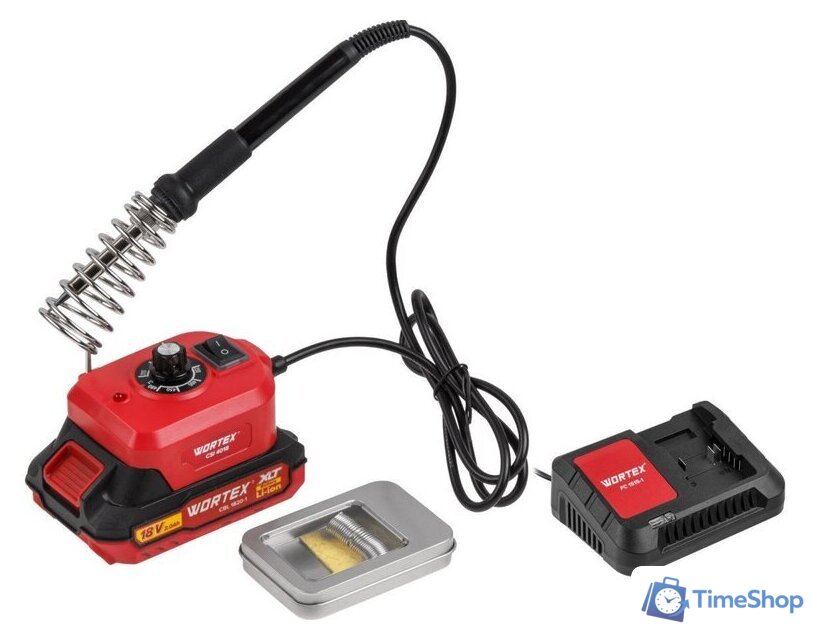 Паяльная станция Wortex CSI 4018 ALL1 XLT Set 1334780 (с 1-им АКБ) - Изображение №1 — Интернет-магазин Time-Shop