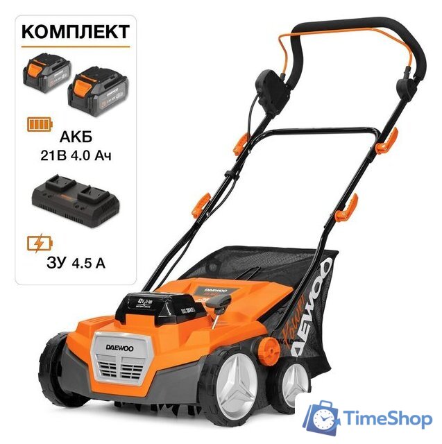 Скарификатор-аэратор Daewoo Power DSC 3842Li Set (с 2-мя АКБ) - Изображение №1 — Интернет-магазин Time-Shop
