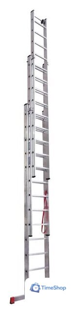 Лестница-стремянка Новая высота NV 523 трёхсекционная индустриальная 3x13 ступеней - Изображение №3 — Интернет-магазин Time-Shop
