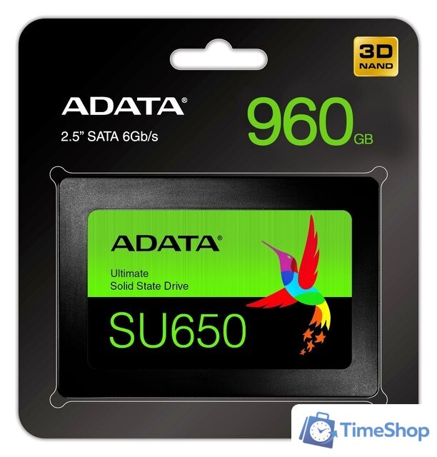 SSD ADATA Ultimate SU650 960GB ASU650SS-960GT-R - Изображение №5 — Интернет-магазин Time-Shop